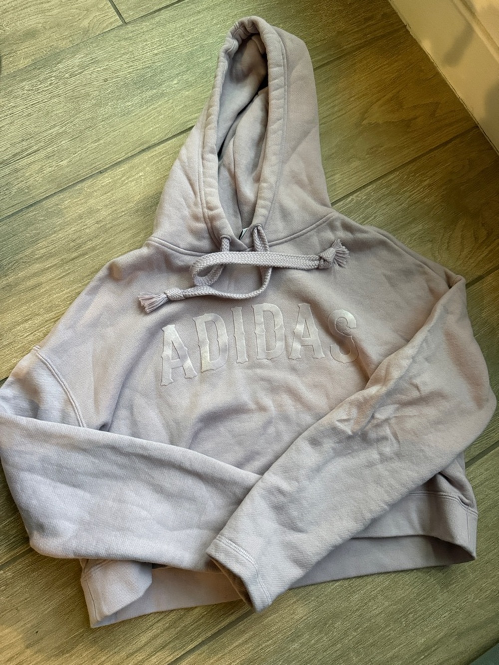 adidas Pastel Lavender Pullover Hoodie